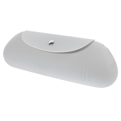 PAMINGONO Kosmetikpinsel-Aufbewahrungstasche Aus Silikon Reise-Organizer Für Make-up-Tools Kompakt Und Tragbar Für Unterwegs Wochenendausflüge Und Termine von PAMINGONO