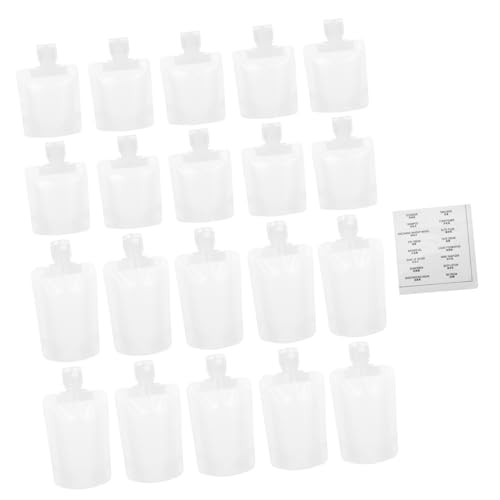 PAMINGONO Reise Kosmetiktasche Reise Kosmetikbeutel Set 20 Teiliges Set Mit 10 x 50ml Und 10 x 30ml Flaschen Ideal Für Damen Leicht Und Tragbar Perfekte Ösung Für Kosmetische Produkte Unterwegs Inkl 1 von PAMINGONO