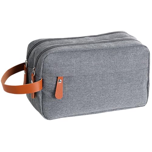 PAMINGONO Reise Kulturtasche für Herren Wasserdichter Toilettenartikel Organizer Doppelschichtige Kosmetiktasche für Reisen und Tägliche Essentials von PAMINGONO