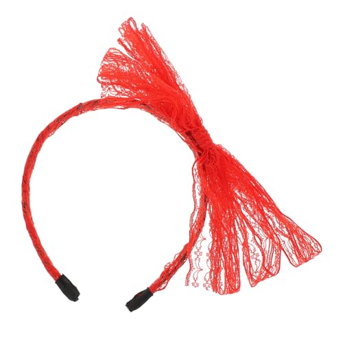 PAMINGONO Bow Headband Für Mädchen Vintage Haarschmuck Für Festivals Und Geburtstagsfeiern Elastisches Haarband Perfektes Kostüm-accessoire Für Teenager Und von PAMINGONO