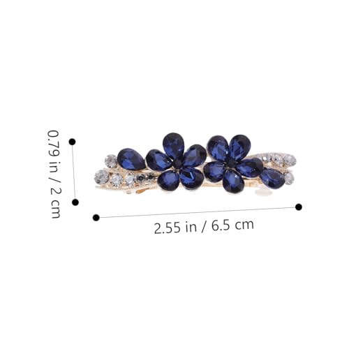 PAMINGONO Rhinestone Haarspange Mini Haarklammer für Frauen Bling Haarschmuck Fester Sitz Modisch Vielseitig Geeignet Eleganter Strass Haarklammer Zubehör für Alltag und Party von PAMINGONO