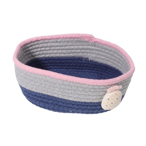 PAMINGONO Aufbewahrungskorb Aus Baumwollseil Home Organizer Basket Desktop-kosmetikhalter Für Wohnheim von PAMINGONO