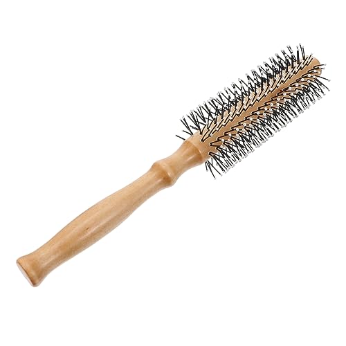 PAMINGONO Runde Holz-haarbürste Mit Nylonborsten Styling-kamm Für Haarpflege Und Kopfmassage Für Glattes Haar Unzerbrechlich Und Leicht Für Frauen Und Männer PAMINGONO Runde Holz-haarbürste Mit Nylonborsten Styling-kamm Für Haarpflege Und Kopfmassage Für Glattes Haar Unzerbrechlich Und Leicht Für Frauen Und Männer von PAMINGONO
