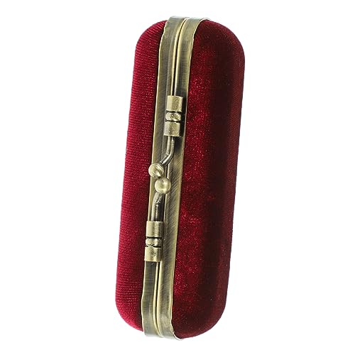 PAMINGONO Retro-lippenstiftetui Aus Flanell Tragbare Lippenstift-aufbewahrungsbox Für Damen Mit Spiegel Als Reiseaccessoire Und Für Freundin Oder Ehefrau von PAMINGONO