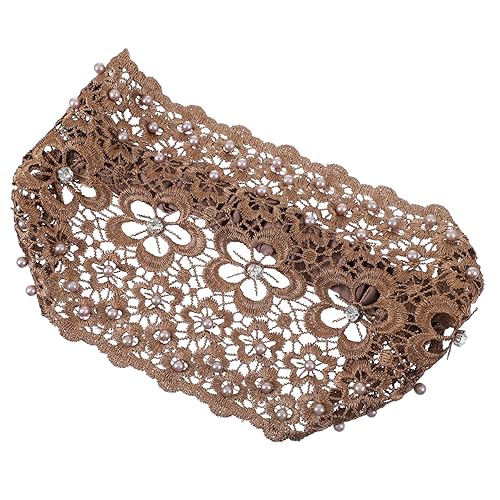 PAMINGONO Spitzen-stirnband Mit Künstlichem Verstellbarem Bezug Für Damen Für Partys Und Besondere Anlässe von PAMINGONO