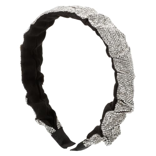 PAMINGONO Damen Haarschmuck Breiter Strass-stirnband Für Partys Hochzeiten Und Alltag Glänzendes Haaraccessoire Stilvolles Design Für Einen Charmanten Look von PAMINGONO