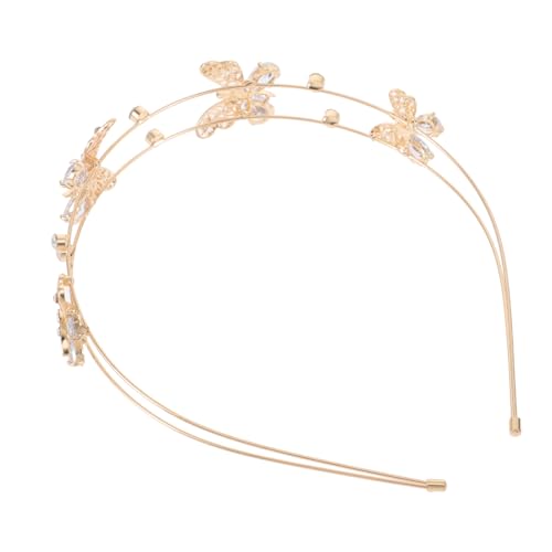 PAMINGONO Strass Haarband Mit Schmetterlings-design Stirnband Für Damen Party Und Hochzeit Accessoire Dekoratives Stirnband Für Verschiedene Anlässe von PAMINGONO