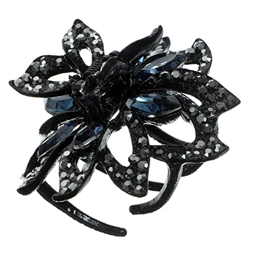 PAMINGONO Blumen-haarspange Mit Strass Kleine Dekorative Haarspange Für Frauen Und Mädchen Robuste Haarklammer Für Party Und Alltag von PAMINGONO