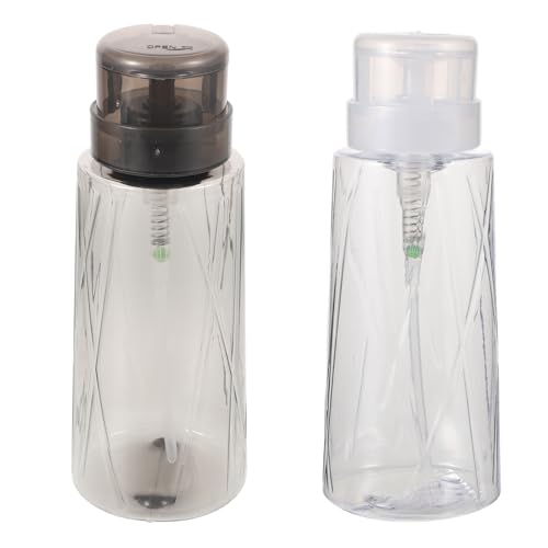 PAMINGONO Teiliges Nail Polish Remover Pump Dispenser Transparente Schwarze Nachfüllflasche mit Druckpumpe Präzise Dosierung für Nagellack Make up entferner für DIY und Reisegebrauch PAMINGONO Teiliges Nail Polish Remover Pump Dispenser Transparente Schwarze Nachfüllflasche mit Druckpumpe Präzise Dosierung für Nagellack Make up entferner für DIY und Reisegebrauch von PAMINGONO