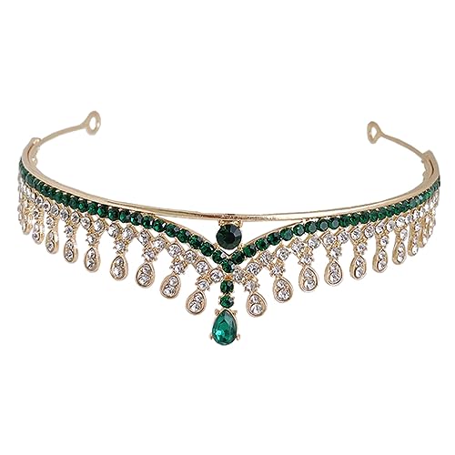 PAMINGONO Blumenkronen Für Hochzeiten Brautschmuck Strass-krone Haarschmuck-set Für Frauen Und Mädchen von PAMINGONO