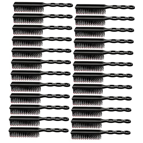 PAMINGONO 24 Stück Kunststoff Entwirrungskämme Für Damen Haarbürsten Aus Pp Material Leicht Und Tragbar Für Haarstyling Und Massage Entwirren Für Mädchen von PAMINGONO