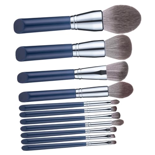 PAMINGONO 11stücke Teiliges Makeup-pinselset Für Anfänger Ultraweiche Pinsel Mit Holzgriff Für Lidschatten Grundierung Und Contouring Tragbare Kosmetikwerkzeuge Für Teenager Und Profis von PAMINGONO