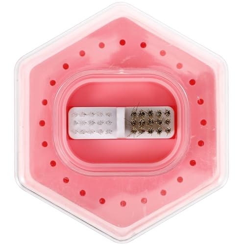 PAMINGONO Nail Drill Bits Aufbewahrungsbox Fach Organizer Für Nagelbohrer Mit Reinigungsbürste Praktischer Nagelkunst Polierkopf Für Maniküre Und Pediküre von PAMINGONO