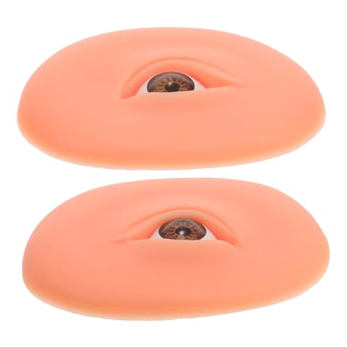 PAMINGONO 5d Augen Make up Übungsboard Aus Silikon Make up Trainingshaut Für Lidschatten Und Augenbrauen Wiederverwendbar Hautähnliche Textur von PAMINGONO