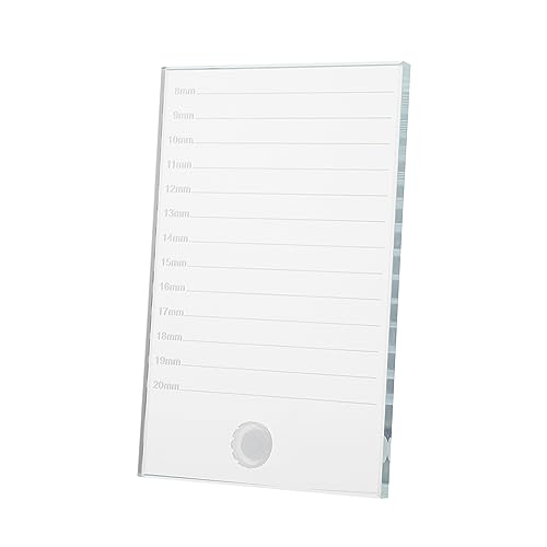 PAMINGONO Wimpernverlängerung Palettentray 15x10cm Eyelash Extension Holder Für Kleber Und Wimpern Praktisches Organizer Für Den Heimgebrauch Transparentes Design Für Einfache Anwendung von PAMINGONO