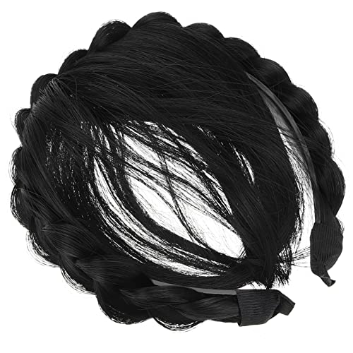 PAMINGONO Front Hair Headband Wig Mit Geflochtenem Design Vielseitiges Haar-accessoire Für Und Mädchen Für Partys Cosplay Und Besondere Anlässe von PAMINGONO