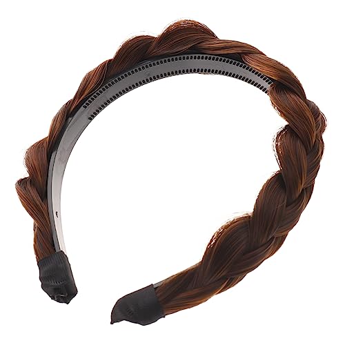 PAMINGONO Zartes Stirnband Mit Viersträngigem Zopf Breites Haarteil Für Frauen Und Mädchen Pferdeschwanz-haarband Für Partys Bankette Und Das Tägliche Styling von PAMINGONO