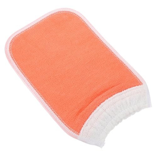 PAMINGONO handschuhartige Waschhandtücher Badetücher Handschuhe Badeschwämme zum Duschen Luffa-Spülschwamm heizlùfter kosmetiktäschchen Badeschrubber Massagehandschuh für den Rücken Grey von PAMINGONO