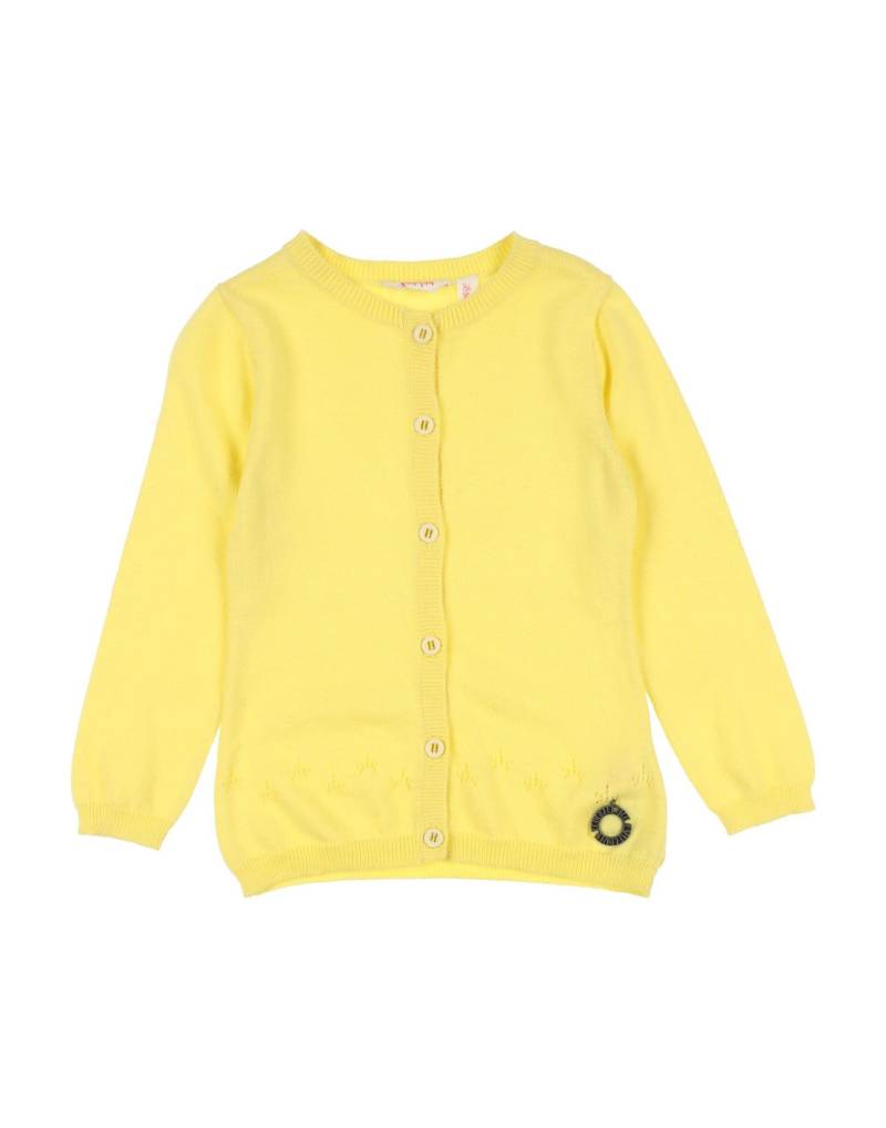 PAMPOLINA Strickjacke Kinder Gelb von PAMPOLINA