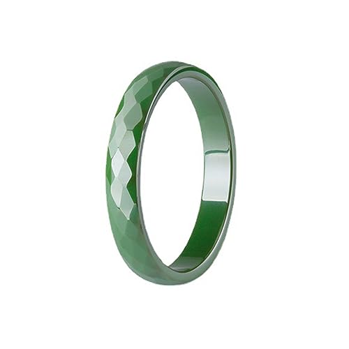 PAMTIER Damen Verlobung Diamant Geformt Keramik Ring Grün Größe 52 (16.6) von PAMTIER