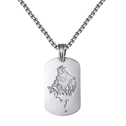 PAMTIER Herren Damen Halskette Rostfreier Stahl Schmuck 12 chinesische Sternzeichen Anhänger Halskette Kette Geburtstagsgeschenk Schwein von PAMTIER