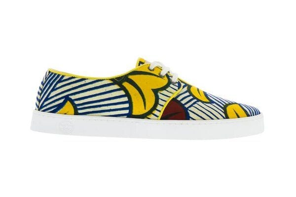 PANAFRICA Bunte Sneaker - Ouagadougou - Weiß - Unisex von PANAFRICA