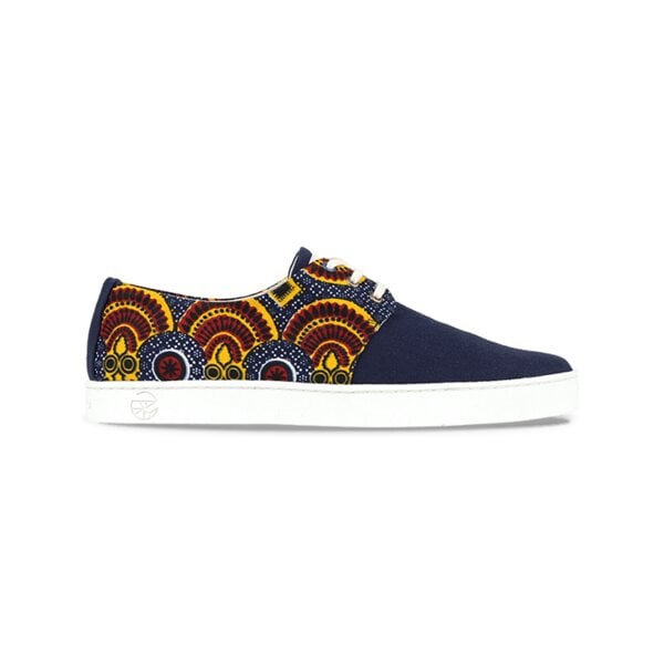 PANAFRICA Bunte Sneaker - Tombouctou - Blau - Unisex von PANAFRICA