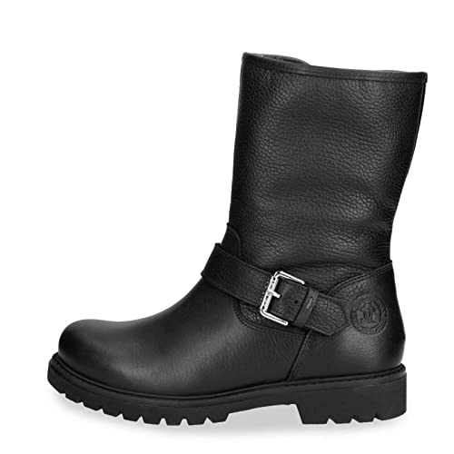 Panama Jack Damen Singapore Motorradstiefel, Black B022, 40 EU von Panama Jack