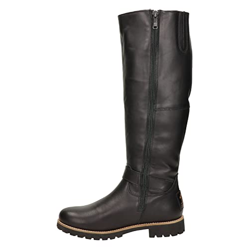 Panama Jack Damen Klassische Stiefel Amberes Igloo Trav, Frauen Stiefel,Lammfell,Reißverschluss,Winterstiefel,uebergangsschuhe,Schwarz,38 EU / 5 UK von Panama Jack