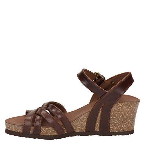 Panama Jack Damen Vera Clay Riemchensandalen, Braun (Cuero B1) von Panama Jack