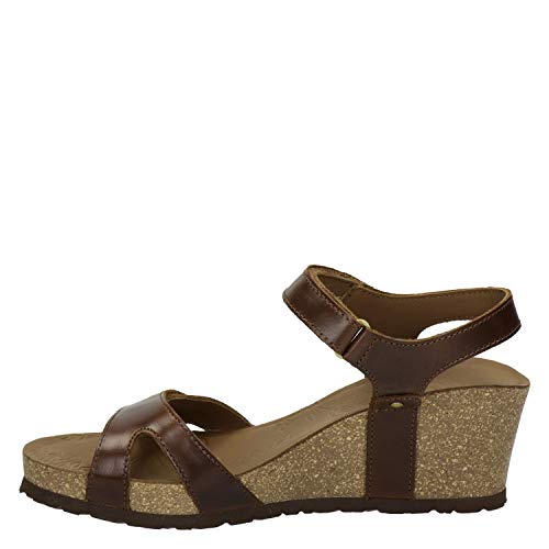 Panama Jack Damen Julia Clay Riemchensandalen, Braun (Cuero B1) von Panama Jack