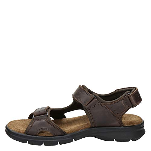 Panama Jack Herren Salton Basics Peeptoe Sandalen, Braun (Marron C1), 44 EU von Panama Jack