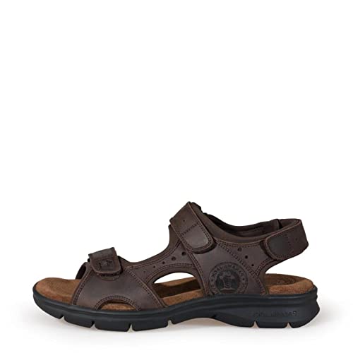 Panama Jack Herren Salton Basics Peeptoe Sandalen, Braun (Marron C1), 46 EU von Panama Jack