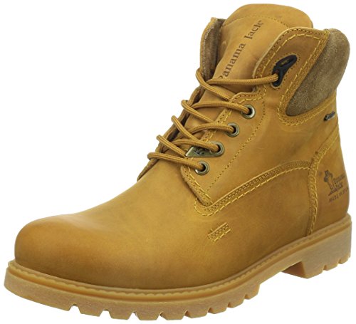 Panama Jack Amur Gtx Herren Kalt gefüttert Biker Boots Kurzschaft Stiefel & Stiefeletten, Gelb (Vintage), 44 EU von Panama Jack