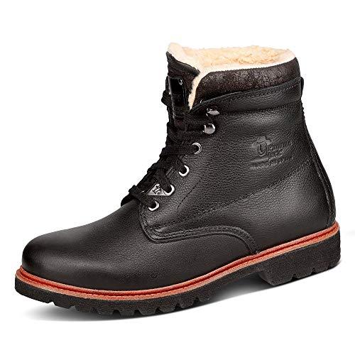 Panama Jack Panama 03 Aviator Herren Warm gefüttert Classics Kurzschaft Stiefel & Stiefeletten, Schwarz (Black), 41 EU von Panama Jack