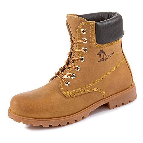 Panama Jack Panama 03 Herren Kalt gefüttert Classics Kurzschaft Stiefel & Stiefeletten, Gelb (Vintage), 42 EU von Panama Jack