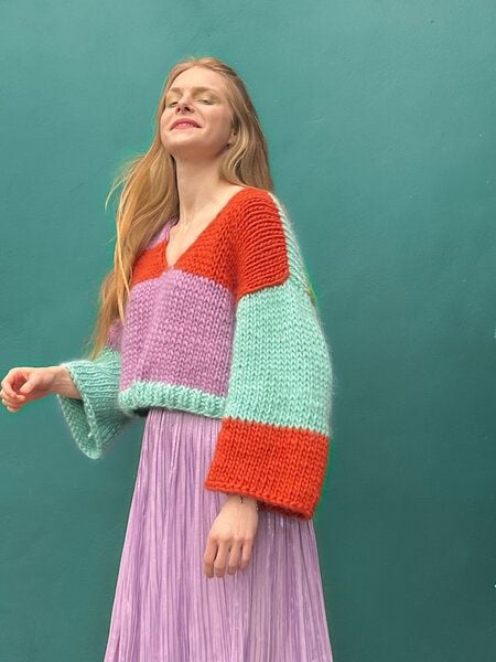 PANAPUFA 100% MERINO Strickjacke aus Merinowolle von PANAPUFA