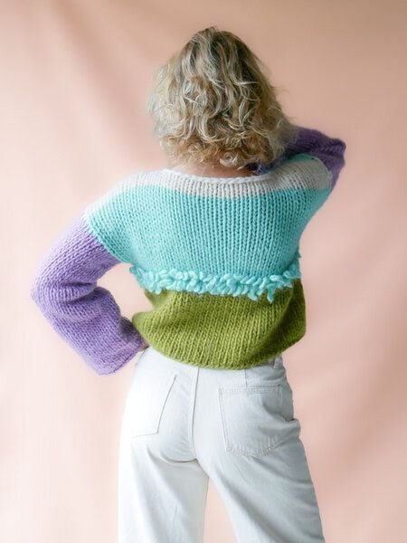 PANAPUFA 100% MERINO Strickjacke aus Merinowolle von PANAPUFA