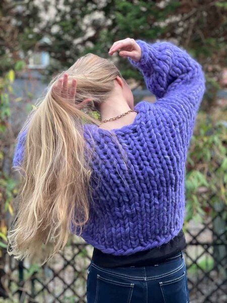 PANAPUFA Strickjacke aus dicker Wolle von PANAPUFA