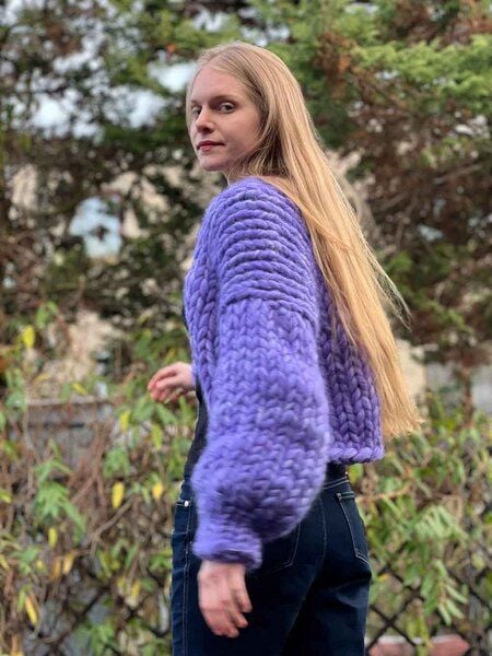 PANAPUFA Strickjacke aus dicker Wolle von PANAPUFA