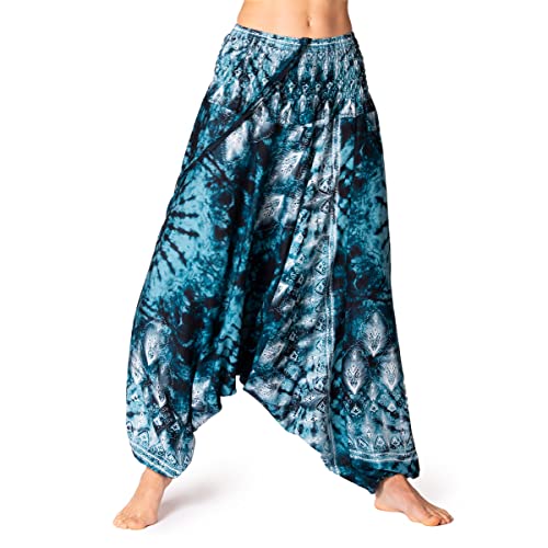 PANASIAM Aladin Batik Pants, XL Turquoise PANASIAM Aladin Batik Pants, XL Turquoise von PANASIAM