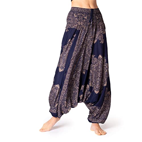 PANASIAM Aladin Pants, AeOrnament V2-darkblue L von PANASIAM