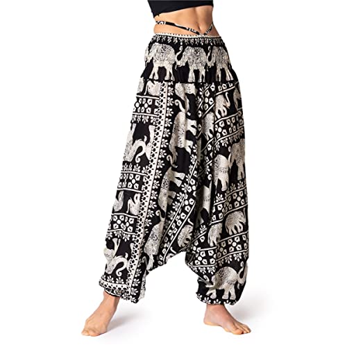 PANASIAM Aladin Pants, Chang, Elefant Black L von PANASIAM