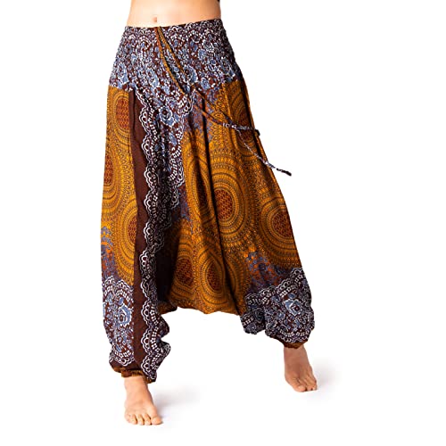 PANASIAM Aladin Pants Mandala 4, Brown L von PANASIAM