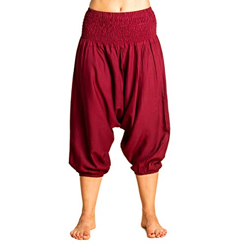 PANASIAM Aladin Pants 3/4, Plain_Bordeaux, M von PANASIAM