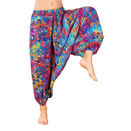 PANASIAM Aladin Pants B104 orange Leaf, L von PANASIAM