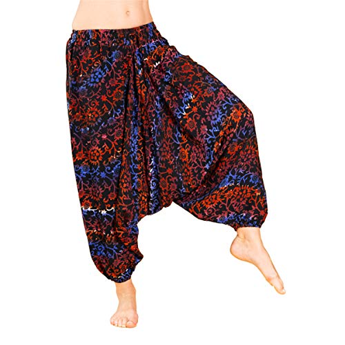 PANASIAM Aladin Pants B801 Dark Flower, L von PANASIAM