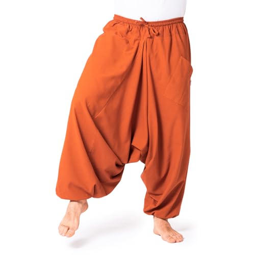 PANASIAM Aladin Pants Cotton 'Nature', red Brown, XL von PANASIAM