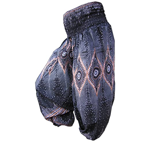 PANASIAM Aladin Pants Peacock Ae01Pcock Black L von PANASIAM