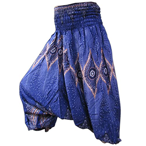 PANASIAM Aladin Pants Peacock Ae01Pcock Blue XL von PANASIAM
